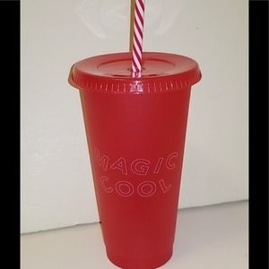 Starbucks 24oz Reusable Cold Cup Dark Red 2019